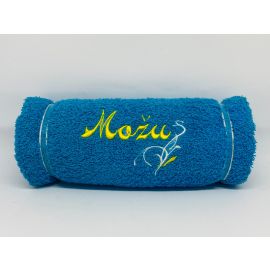 BRISAČA Z VEZENIM NAPISOM, 50X100 CM - ZA VNUKINJO, ZA MOŽA, ZA PRVO OBHAJILO, S HOROSKOPOM