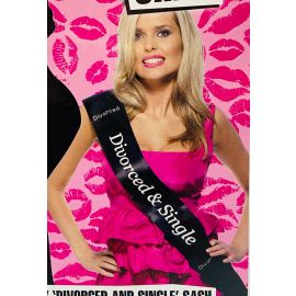 TRAK LENTA Z NAPISOM LOČITEV/SAMSKA (DIVORCED&SINGLE)