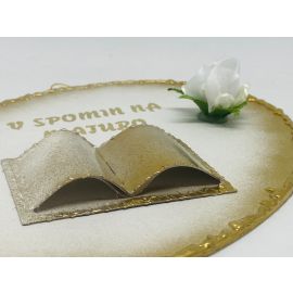OVALNA PLAKETA, 25X16 CM