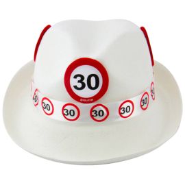 KLOBUK 30 LET, BELE BARVE (FO)