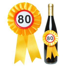 ROZETA 80 LET ZA STEKLENICO, (US)